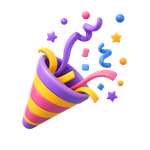 party popper (confetti cannon)